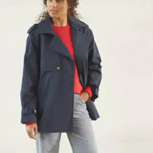 Lili Trenchcoat - Blå, 34