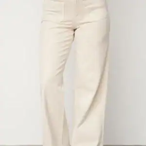 Bologna wide twill pant - Beige, 38