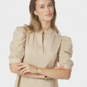 Roella Poplin Blouse - Beige, 40