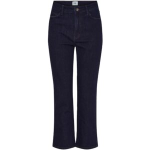 Capri Straight Jeans - Mörkblå, 38